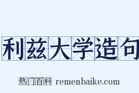 利兹大学造句是什么意思的图片